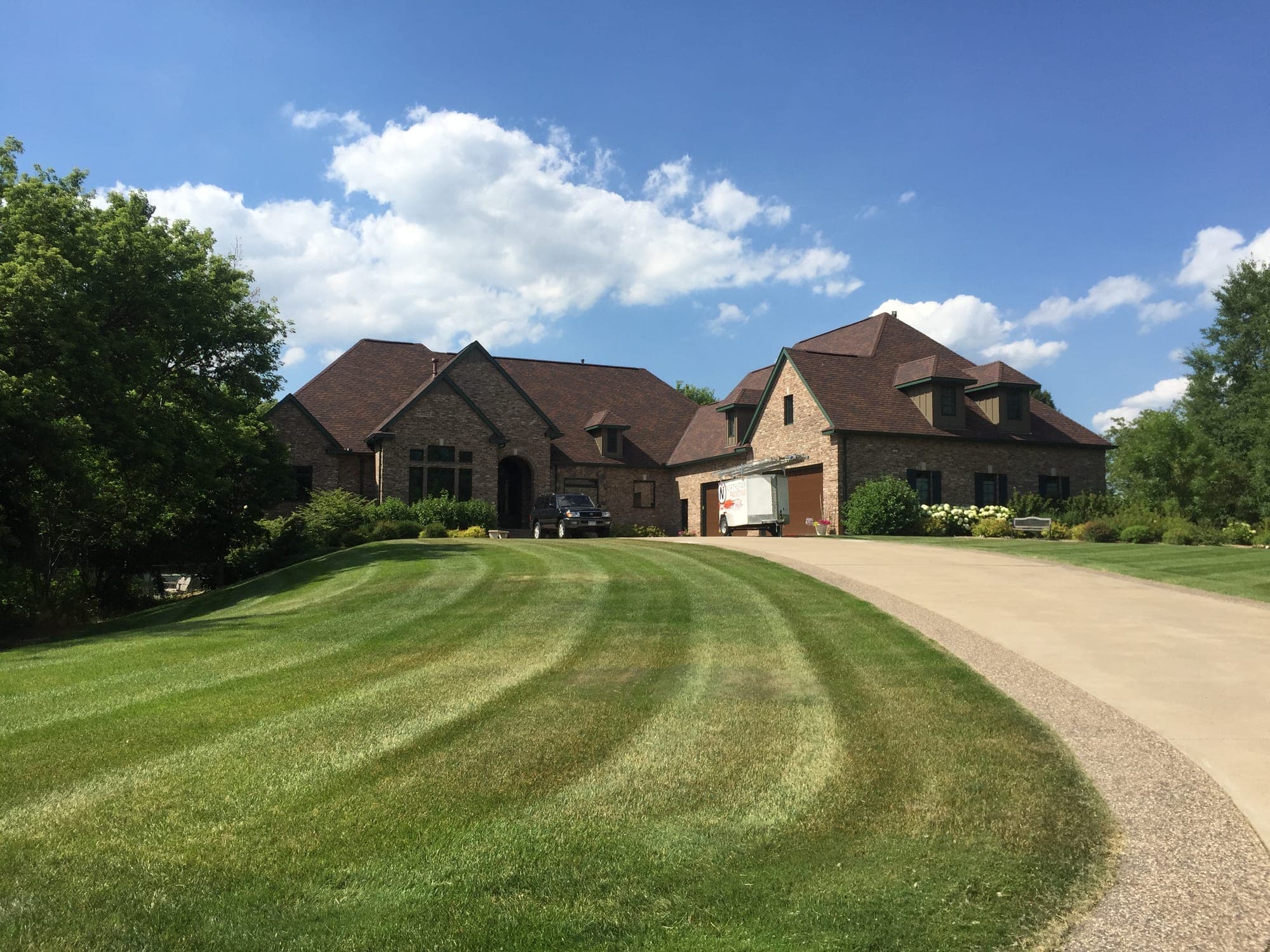 Completed roof replacement on a Front Range home